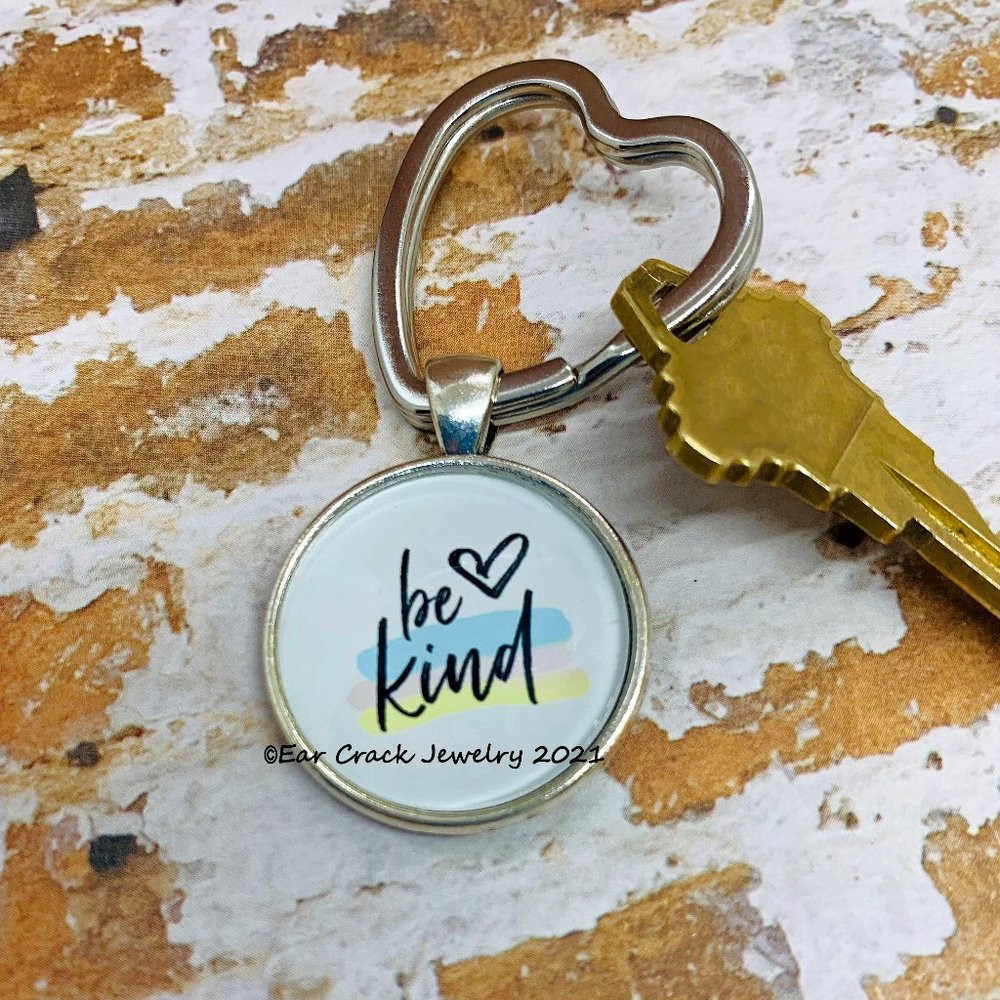 Handmade - Be Kind Keychain